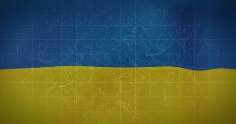 Blockchain Technology Against Ukrainian Flag Backdrop - Download Free Stock Images Pikwizard.com
