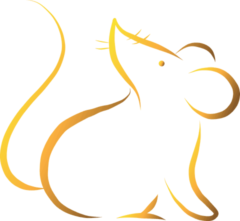 golden mouse silhouette on transparent background - Download Free Stock Videos Pikwizard.com