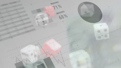 Dice Overlay on Business Graphics for Data Analysis
