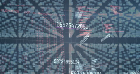 Futuristic Digital Security Code Analysis