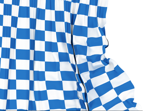 Blue and White Checkered Flag on Transparent Background - Download Free Stock Videos Pikwizard.com