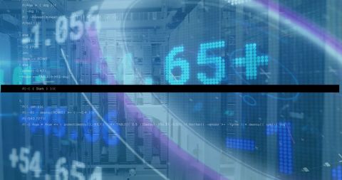 Digital Binary Code with Futuristic Globe and Lines - Download Free Stock Images Pikwizard.com