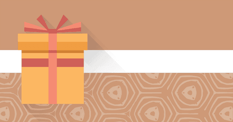 transparent gift box with geometric patterns vector illustration - Download Free Stock Videos Pikwizard.com