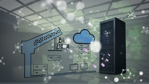 Animation of Big Data Concepts in Server Room Environment