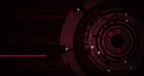 Futuristic Digital Interface with Glowing Elements - Download Free Stock Images Pikwizard.com