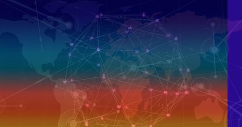 Global Network Connections Web and Maps Background - Download Free Stock Images Pikwizard.com