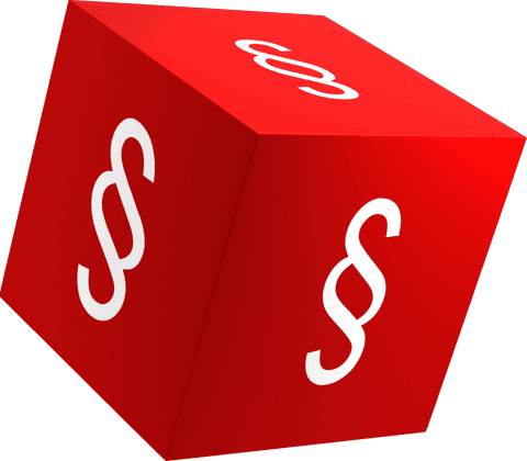 Transparent Red Cube with Section Symbols on All Sides - Download Free Stock Videos Pikwizard.com