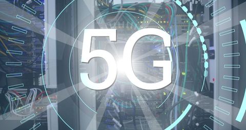 5G Technology Connecting Future Communication Networks - Download Free Stock Images Pikwizard.com