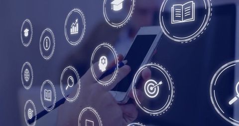 Augmented Reality Interfaces Financial Data Smartphone Use - Download Free Stock Images Pikwizard.com