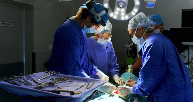 Multicultural Surgeons Performing Surgery in State-of-the-Art Operating Room - Download Free Stock Images Pikwizard.com