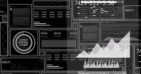 Futuristic Digital Interface: Data Processing and Connectivity Theme - Download Free Stock Images Pikwizard.com