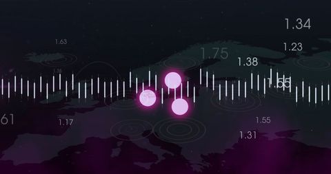 Digital Data Visualization Overlay on Europe's Map - Download Free Stock Images Pikwizard.com