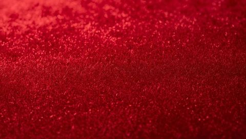 Crimson Velvet Macro Texture Shimmering Pile with Sparkling Fiber Details
