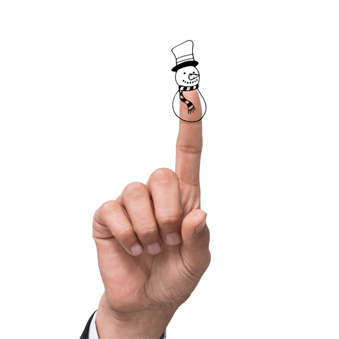transparent vector of finger holding adorable snowman - Download Free Stock Videos Pikwizard.com