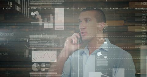 Financial Data Processing and Business Communication Concept - Download Free Stock Images Pikwizard.com