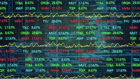 Dynamic Financial Data Display with Stock Market Analysis