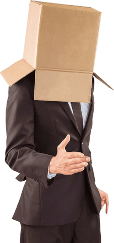 Transparent Businessman Offering Reliable Handshake in Box Head - Download Free Stock Videos Pikwizard.com