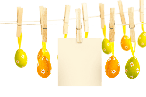 colorful easter eggs with transparent background on clothesline - Download Free Stock Videos Pikwizard.com