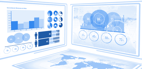 Transparent Business Data Visualization with Graphs and Charts - Download Free Stock Videos Pikwizard.com