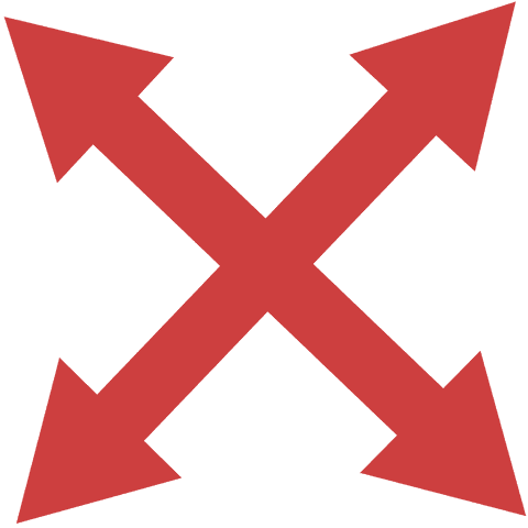 red crossed arrows symbol on transparent background illustration - Download Free Stock Videos Pikwizard.com