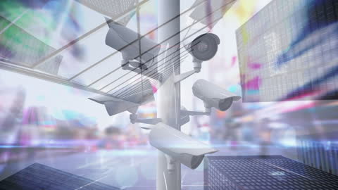 Futuristic Surveillance Interface Concept