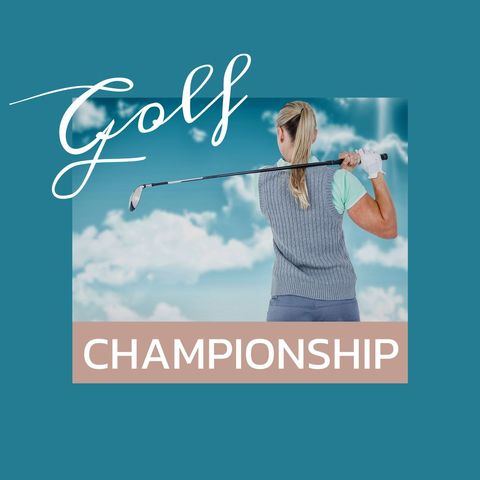 female golfer posing confidential winner - Download Free Stock Templates Pikwizard.com