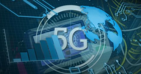 5G Technology Global Network Concept - Download Free Stock Images Pikwizard.com