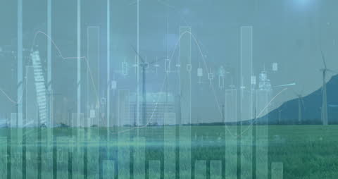 Statistical Data Merging with Windmills and Urban Landscape