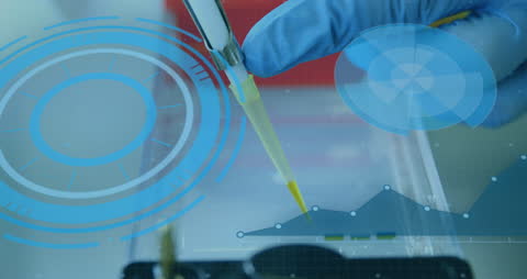 Animated Global Network and Data Processing Technology