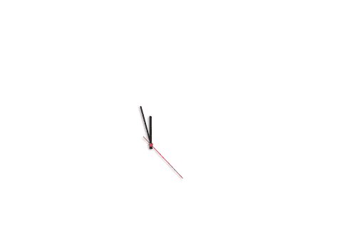 Minimalist Clock Hand Timing Movement on Transparent Background - Download Free Stock Videos Pikwizard.com