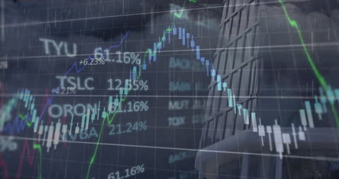 Dynamic Overlay of Financial Data and Urban Skyline