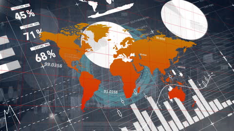 Innovative Data Processing with World Map Overlay