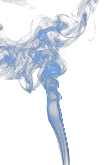 Blue Smoke Twirl on Transparent Background - Download Free Stock Videos Pikwizard.com