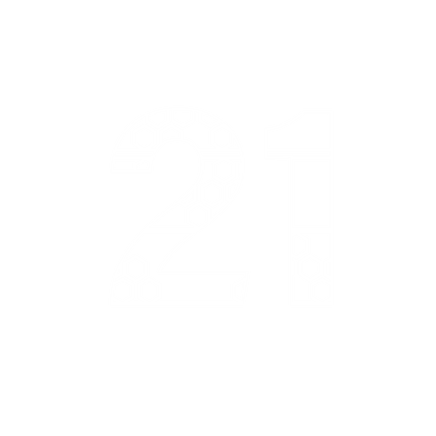 white number 21 with geometric balloon pattern on transparent background - Download Free Stock Videos Pikwizard.com