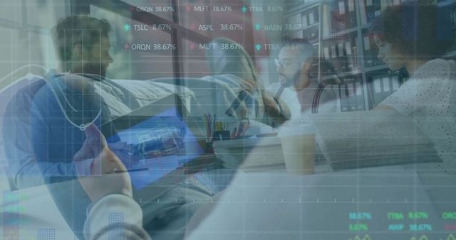 Interconnected Workspace: Team Collaboration with Advanced Technology