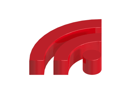 3d red wifi symbol on transparent background - Download Free Stock Videos Pikwizard.com