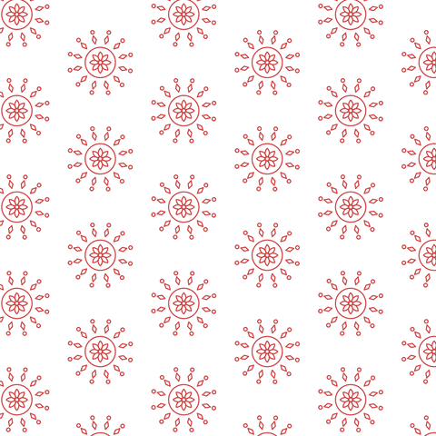 red rosette design seamless vector pattern on transparent background - Download Free Stock Videos Pikwizard.com