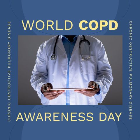 World COPD Awareness Day Promotion with Doctor - Download Free Stock Templates Pikwizard.com