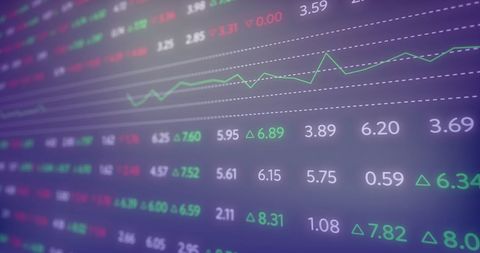 Digital Stock Market Analysis with Data Visualization - Download Free Stock Images Pikwizard.com