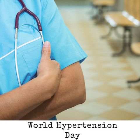 Healthcare Professional Highlighting World Hypertension Day
