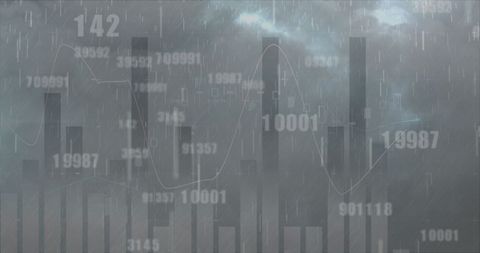 Fintech Visualization With Digital Number Interface - Download Free Stock Images Pikwizard.com