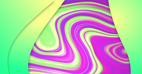 Vibrant abstract swirling colorful liquid with forms