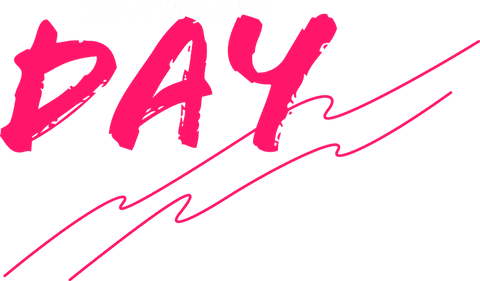 Pink typography celebrating women's day on transparent background