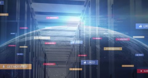 Digital Networking: Globally Connected Servers with Social Media Interface