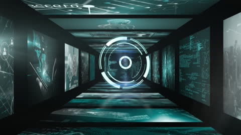 Futuristic Data Analysis with Digital Interface and Scope Scanning