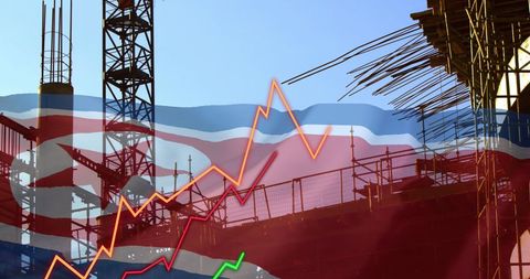 Economic growth and construction in north korea with graph analysis