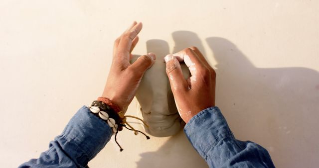 Hands Sculpting Clay Pot on Table - Download Free Stock Images Pikwizard.com