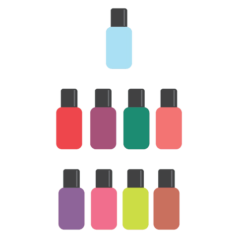 Colorful Bottles on Transparent Background Illustration - Download Free Stock Videos Pikwizard.com