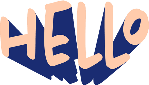 Bold Retro Hello Message with 3D Transparent Shadow Effect - Download Free Stock Videos Pikwizard.com
