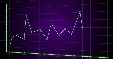 Dynamic Data Analysis on Digital Graph, Technology Background - Download Free Stock Images Pikwizard.com